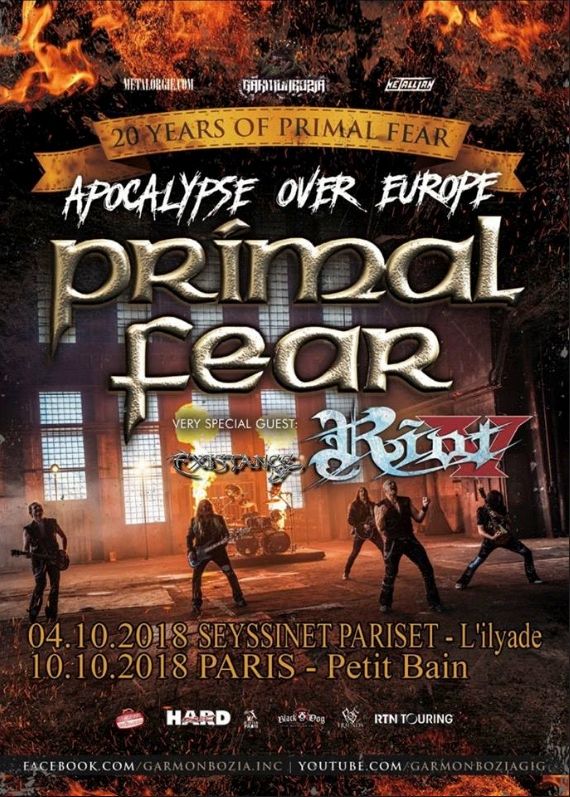 Primal Fear concerts France