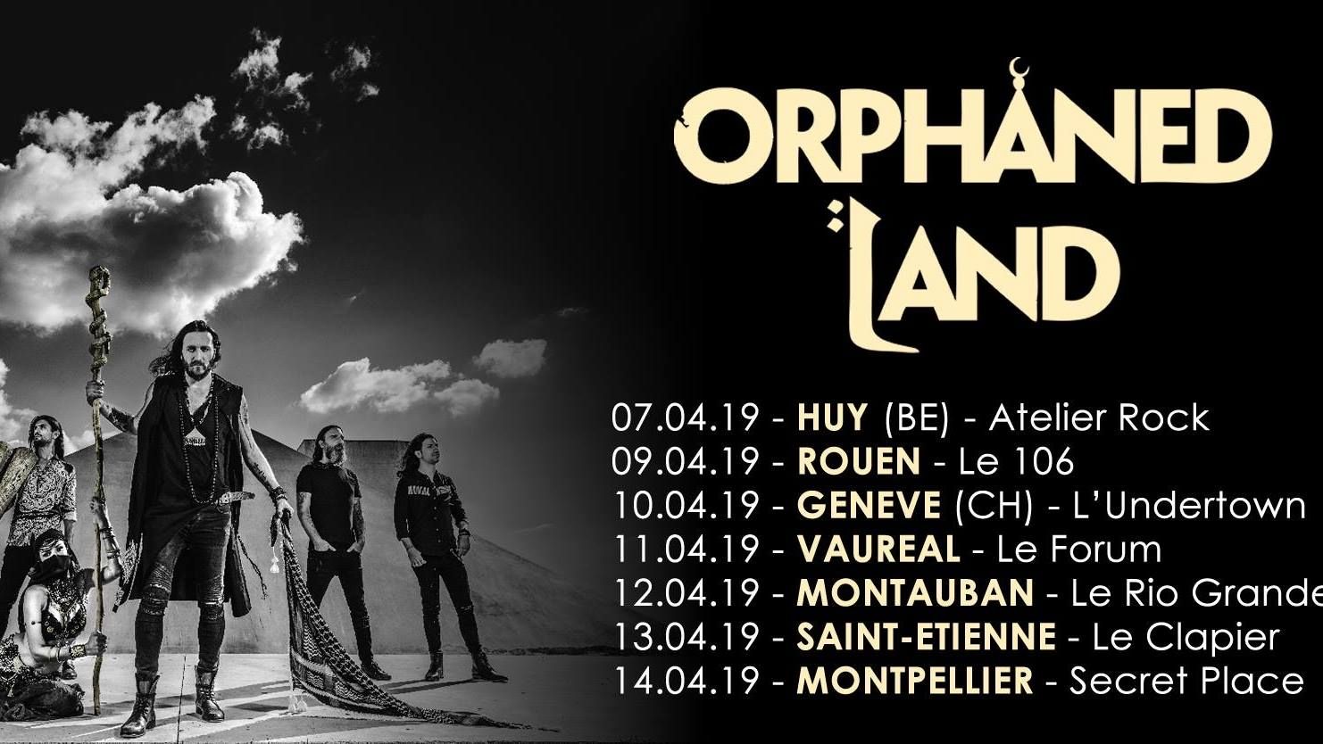 Orphaned Land - Dates françaises 2019