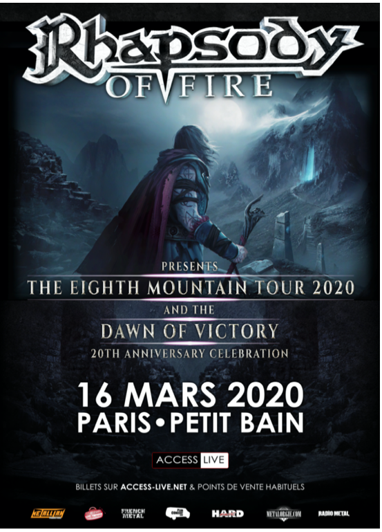 Rhapsody Of Fire à Paris (Mars 2020)