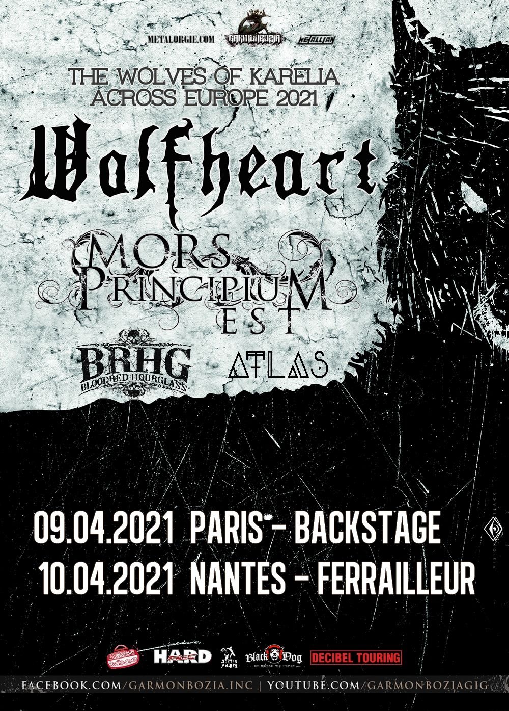 Wolfheart tournée européenne 2021