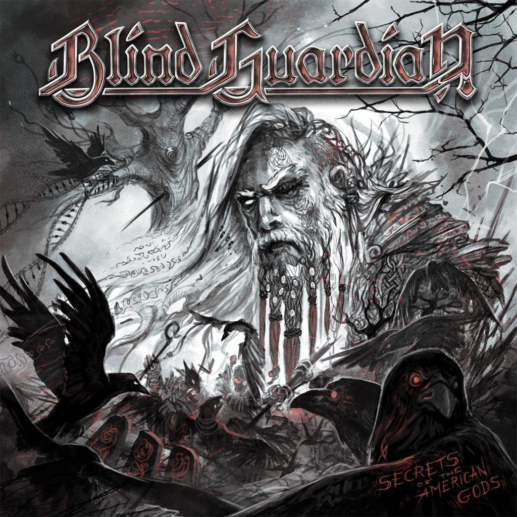 Blind Guardian - Secrets Of The American Gods (pochette single 2022)